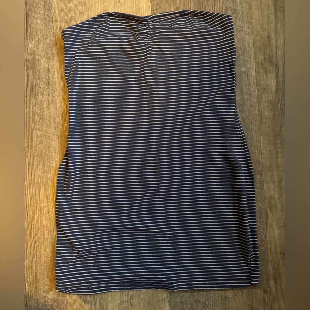 Garage Striped Strapless Mini Dress